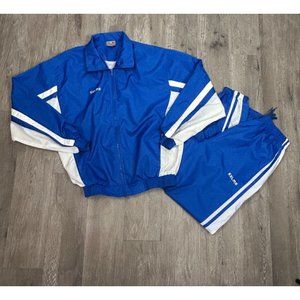 Kelme Futbol Soccer Professional Track Suit Blue Jacket & Pants Size M‎